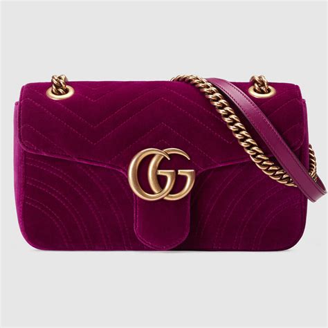 borsa velluto gucci marmont|gg marmont handbags.